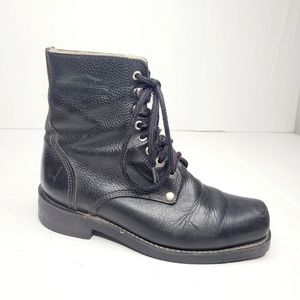 Harley-Davidson black leather lace up boot 9.5